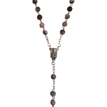 Carregar imagem no visualizador da galeria, Terço Pedra Zaspe Zebra Rosa
