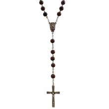 Carregar imagem no visualizador da galeria, Terço Pedra Obsidiana Mogno
