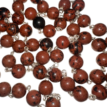 Carregar imagem no visualizador da galeria, Terço Pedra Obsidiana Mogno
