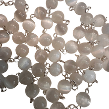 Carica l&#39;immagine nel visualizzatore di Gallery, Terço Pedra Selenite
