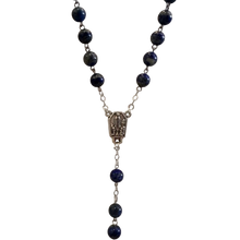 Cargar imagen en el visor de la galería, Terço Pedra Lápis Lazuli
