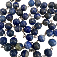 Cargar imagen en el visor de la galería, Terço Pedra Lápis Lazuli
