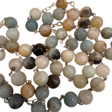 Carregar imagem no visualizador da galeria, Terço Pedra Amazonite Fosca
