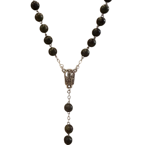 Terço Pedra Sangue Dragão