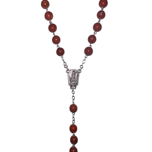 Terço Pedra Jaspe Sardo