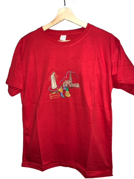 T-Shirt Nª Srª Fátima Vermelha