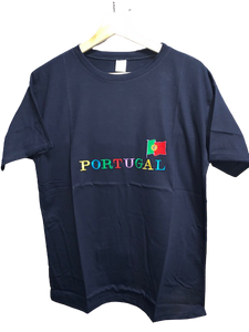 T-Shirt Portugal Azul Escura